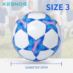 Load image into Gallery viewer, Kesnos Soccer Ball Size 3 for Kids, Ball Toys with Star Pattern Official Size Soccer Balls for Training, Playing
