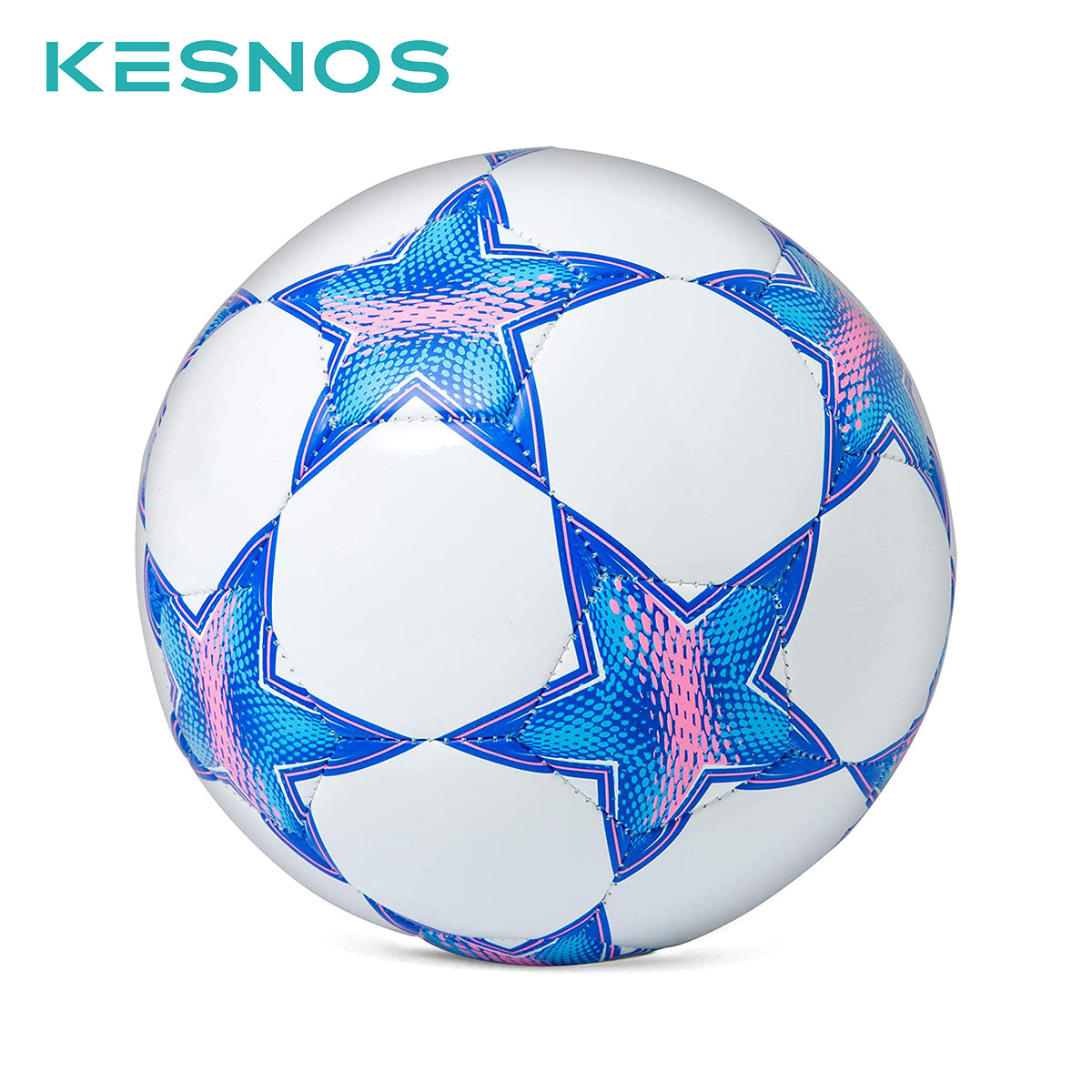 Kesnos Soccer Ball Size 3 for Kids, Ball Toys with Star Pattern Official Size Soccer Balls for Training, Playing